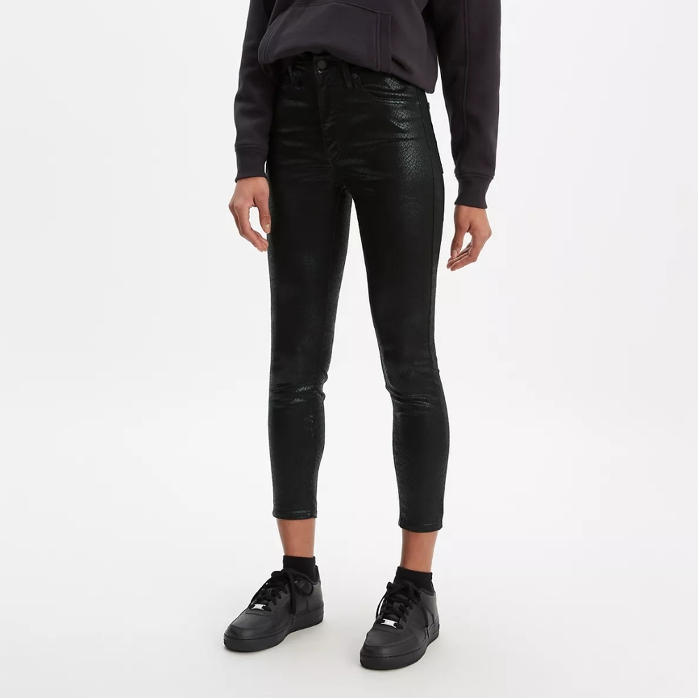 Levi's Black Skinny Jeans High-Rise Ankle-Length